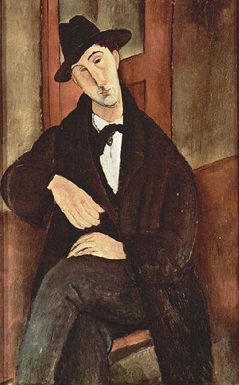 Amedeo Modigliani Portrat des Mario Varfogli oil painting picture